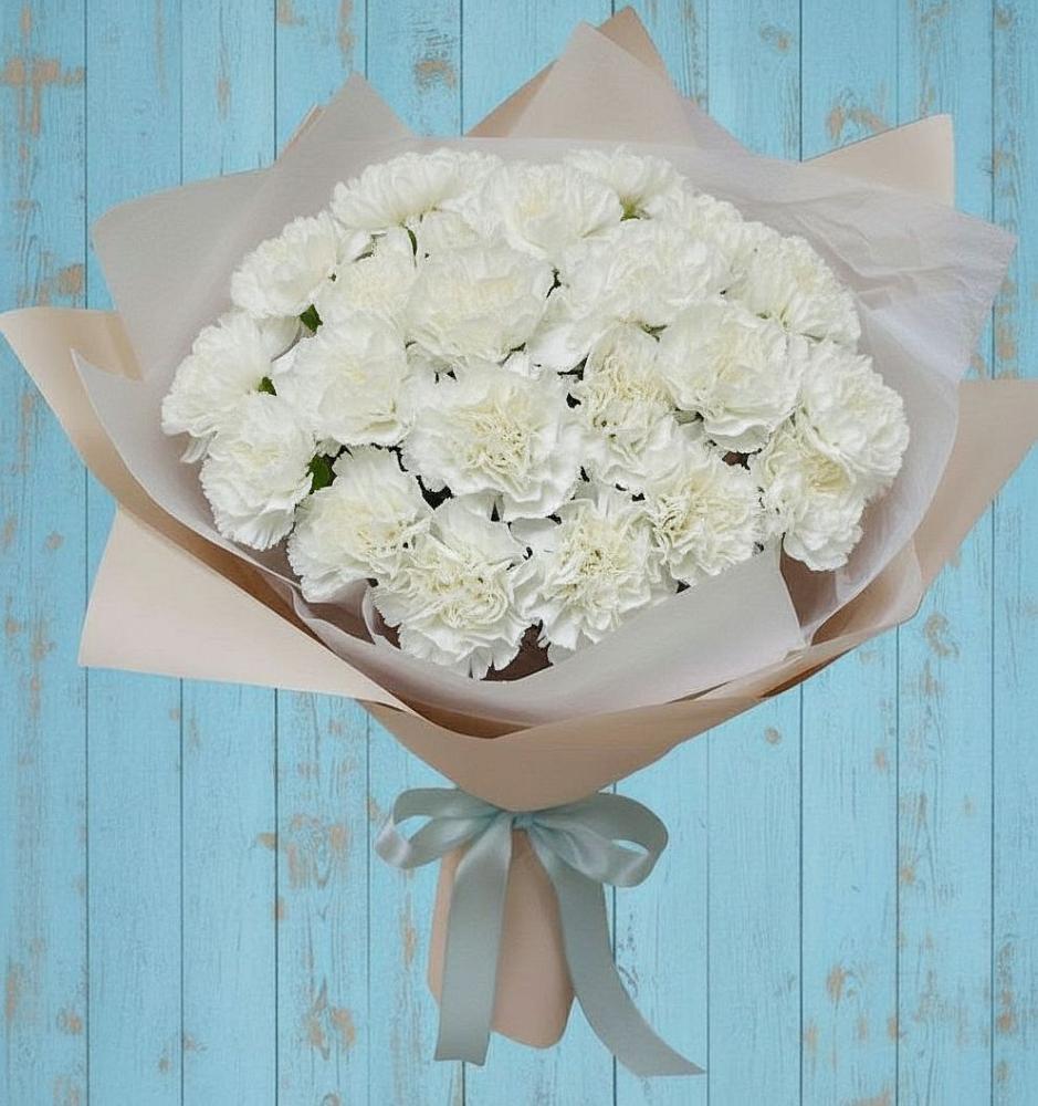 Букет цветов из: Гвоздики в Комсомольском Воронежской области