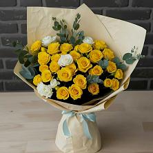 Букет цветов из:  Розы в Комсомольском Воронежской области