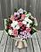 Букет цветов из: Альстромерии, Гвоздики, Розы и Хризантемы в Комсомольском Воронежской области