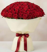 Букет 101 Красная роза Милано #REPLACE_PRED# Комсомольском Воронежской области
