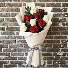 Букет цветов из:  Розы в Комсомольском Воронежской области