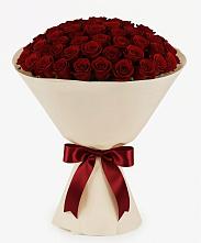 Букет 101 Бордовая роза Блэк Бакарра в Комсомольском Воронежской области