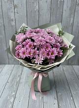 Букет цветов из:  Хризантемы в Комсомольском Воронежской области