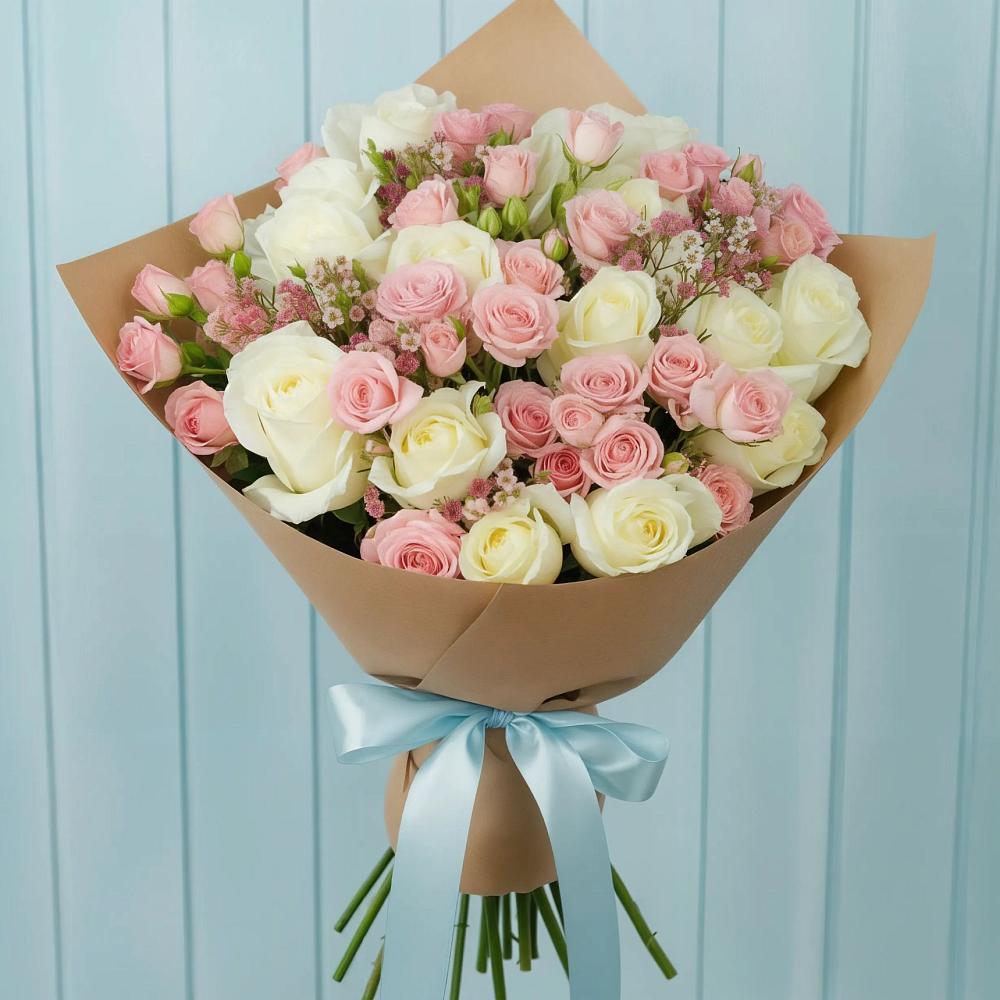 Букет цветов из: Розы в Комсомольском Воронежской области