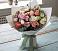 Букет цветов из: Розы, Лизиантусы и Гвоздики в Комсомольском Воронежской области
