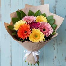 Букет цветов из:  Герберы в Комсомольском Воронежской области