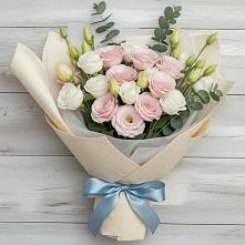 Букет цветов из:  Лизиантусы #REPLACE_PRED# Комсомольском Воронежской области
