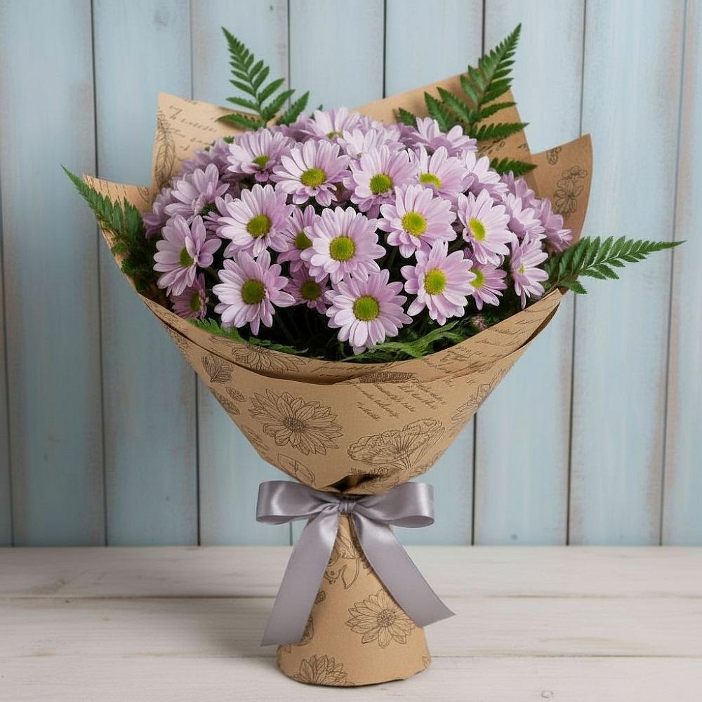 Букет цветов из: Хризантемы в Комсомольском Воронежской области