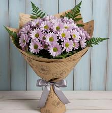 Букет цветов из:  Хризантемы #REPLACE_PRED# Комсомольском Воронежской области