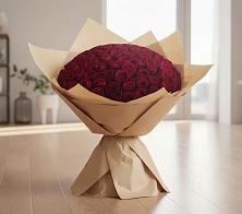 Букет 101 Красная роза в Комсомольском Воронежской области