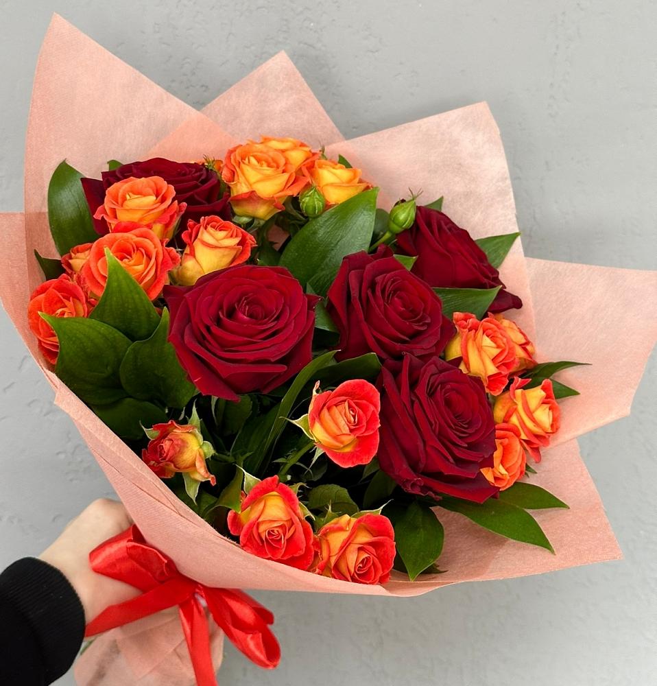 Букет Любовь и восторг в Комсомольском Воронежской области