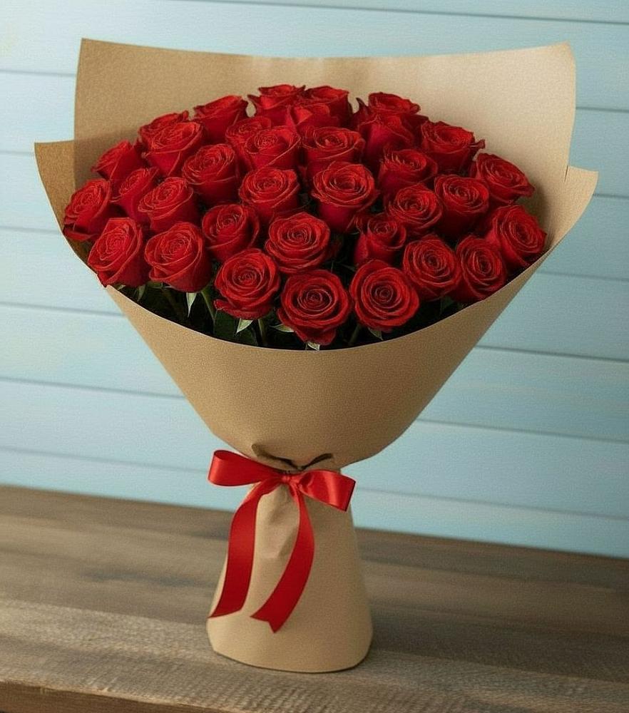 Букет Красные розы Милано в Комсомольском Воронежской области
