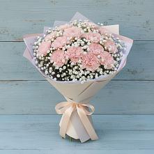 Букет цветов из:  Гвоздики в Комсомольском Воронежской области