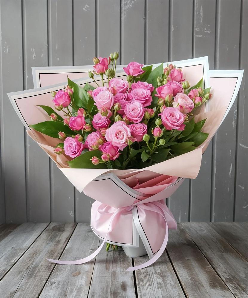 Букет Розовый кустик в Комсомольском Воронежской области