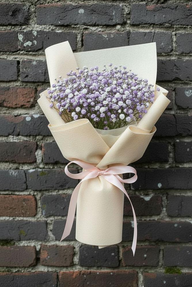 Букет цветов из: Гипсофила в Комсомольском Воронежской области