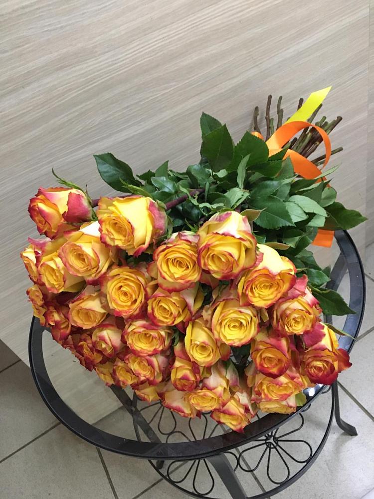 Букет Желтые розы в Комсомольском Воронежской области