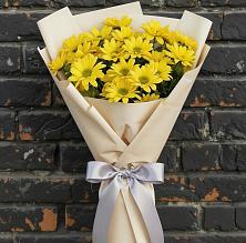 Букет цветов из:  Хризантемы в Комсомольском Воронежской области