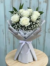 Букет цветов из:  Розы в Комсомольском Воронежской области