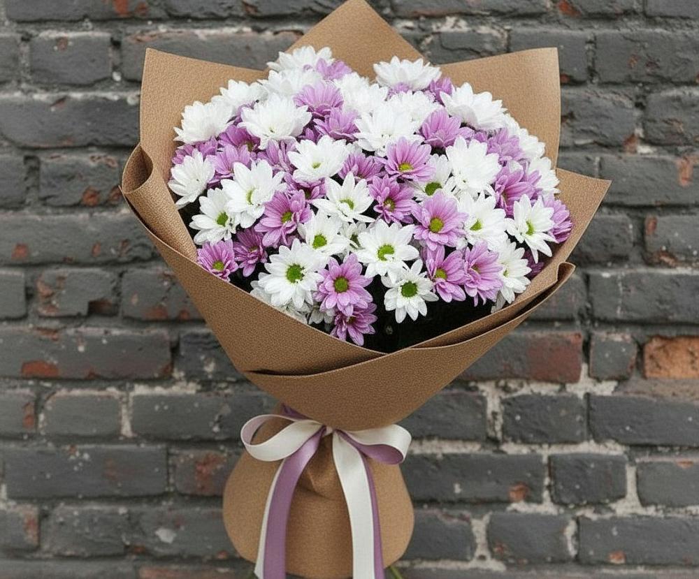 Букет цветов из: Хризантемы в Комсомольском Воронежской области