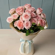 Букет Розовый шарм в Комсомольском Воронежской области