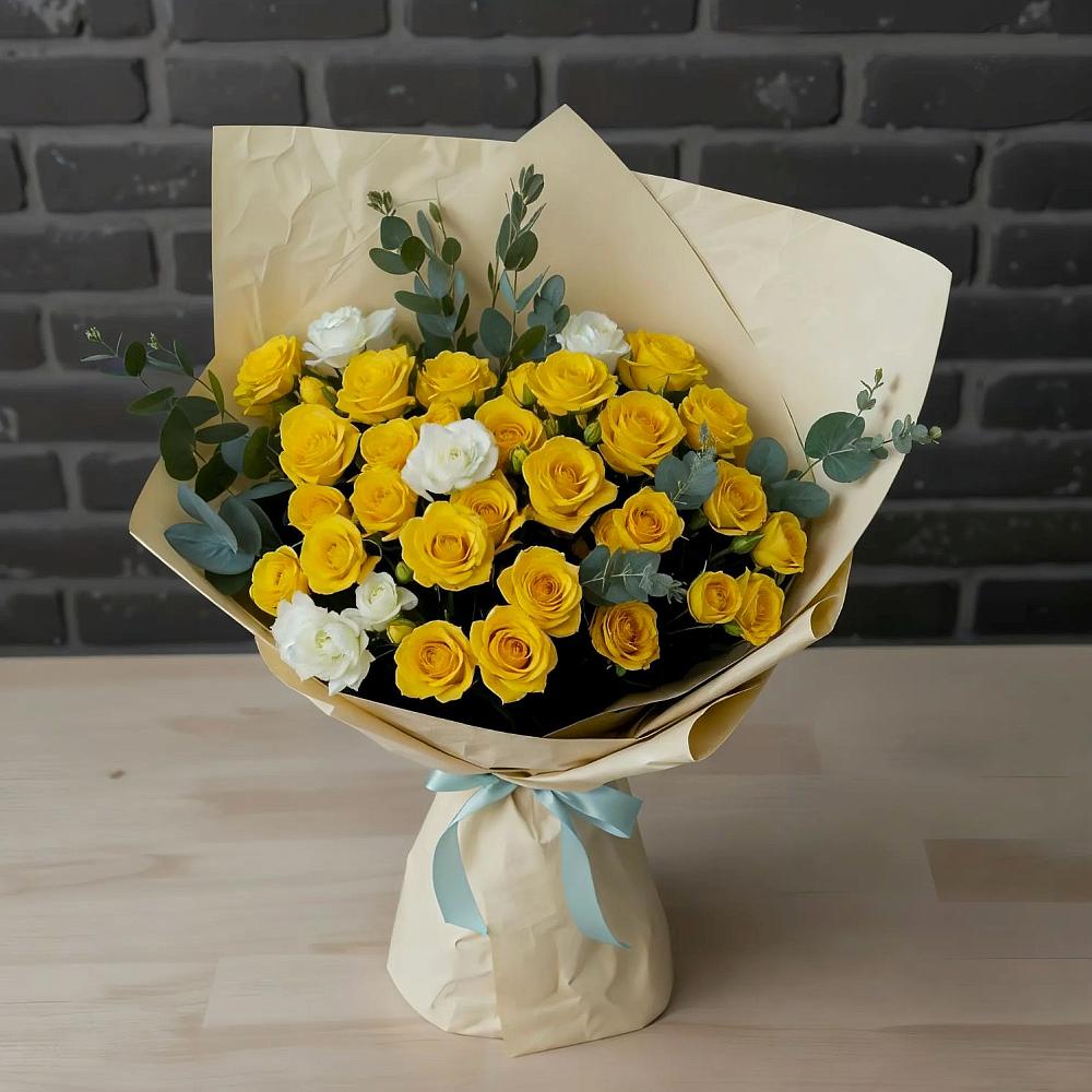 Букет цветов из: Розы в Комсомольском Воронежской области