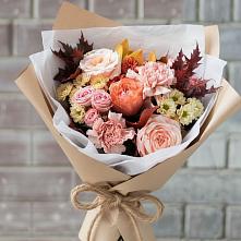 Букет цветов из:  Гвоздики, Хризантемы и Розы #REPLACE_PRED# Комсомольском Воронежской области