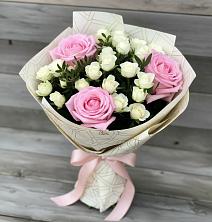 Букет цветов из:  Розы в Комсомольском Воронежской области