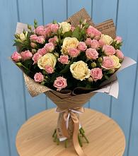 Букет цветов из:  Розы #REPLACE_PRED# Комсомольском Воронежской области