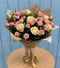 Букет цветов из:  Розы в Комсомольском Воронежской области