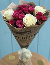 Букет цветов из:  Розы в Комсомольском Воронежской области