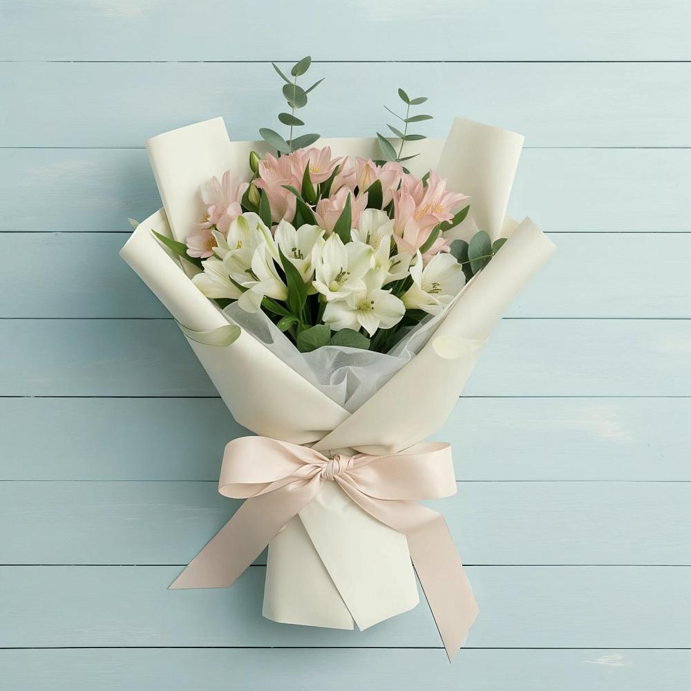 Букет цветов из: Альстромерии в Комсомольском Воронежской области