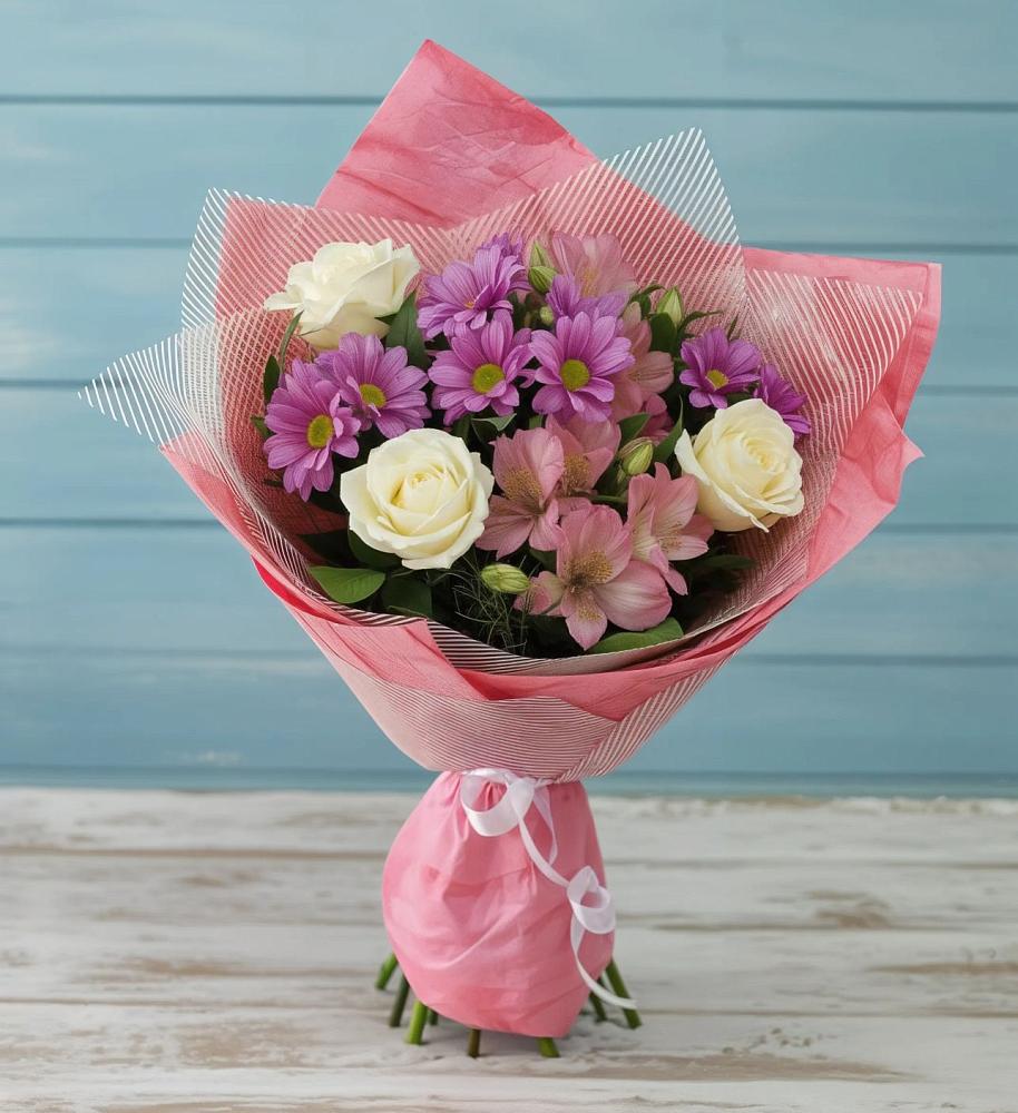 Букет цветов из: Герберы в Комсомольском Воронежской области