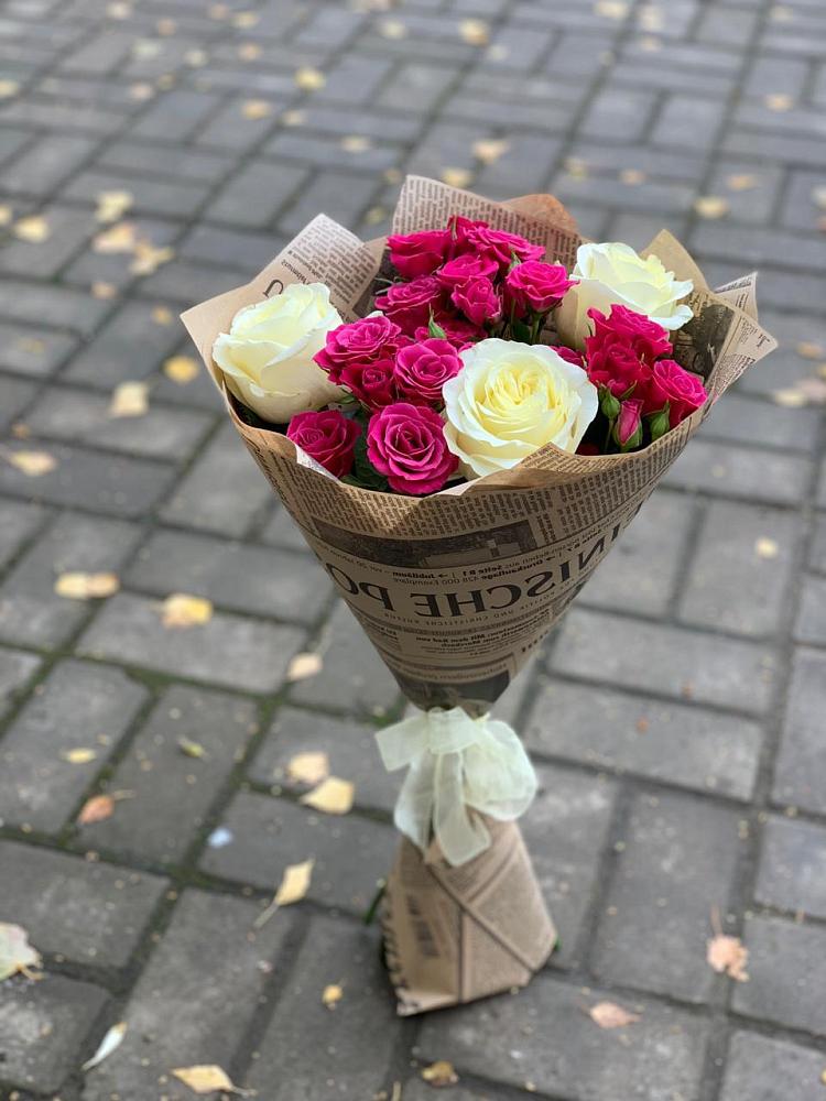 Букет цветов из: Розы в Комсомольском Воронежской области