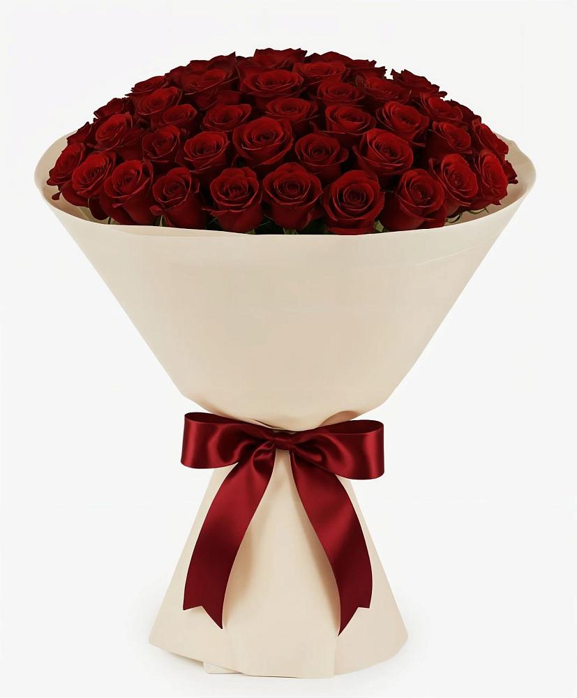 Букет 101 Бордовая роза Блэк Бакарра в Комсомольском Воронежской области