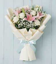 Букет цветов из:  Лилии в Комсомольском Воронежской области