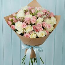 Букет цветов из:  Розы в Комсомольском Воронежской области