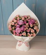 Букет цветов из:  Розы #REPLACE_PRED# Комсомольском Воронежской области